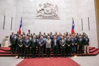 Image 1 for The Sixth Assembly of the Asia Pacific Conference honoured by a visit to Valparaiso to the Chilean Senate and Honour the Chilean Armada