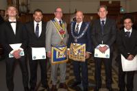 Image 1 for The Grand Master celebrates with Goulburn Lodge of Australia
