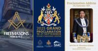Image 1 for Grand Master's Proclamation Address to Grand Lodge 2025 