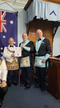 Image 1 for Freemasonry Flourishes in Canberra as Queanbeyan Lodge Installs New Master
