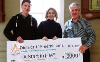 Image 1 for District Eleven Unites for a Brighter Future: $3,000 Donated to “A Start in Life